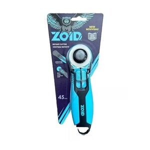ZOID Tools 45mm Rotary Cutter W Soft Touch Handle Quilting Sewing NEW In Package